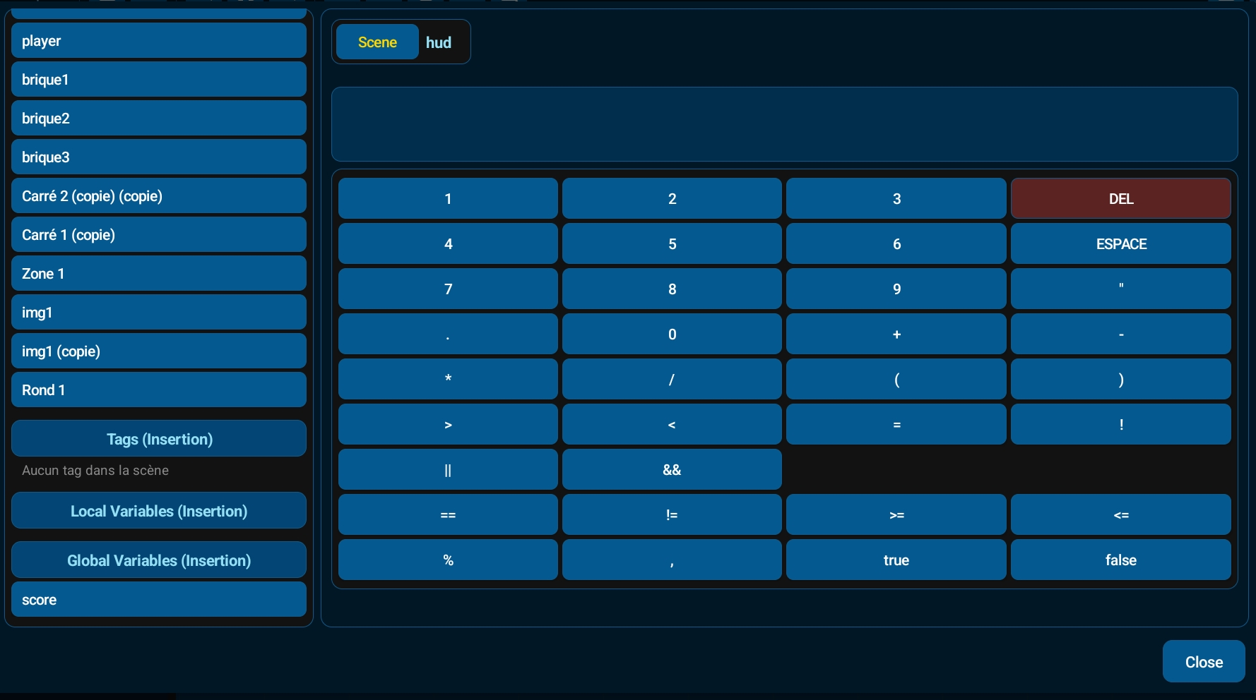 Detailed node configuration